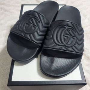 Black Gucci Sandals
